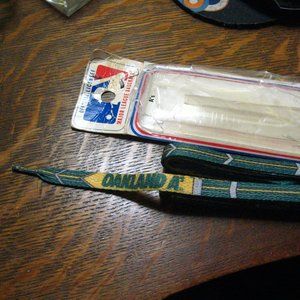 Oakland A's Athletics Baseball Vintage 1980's Mitchellace Shoelaces